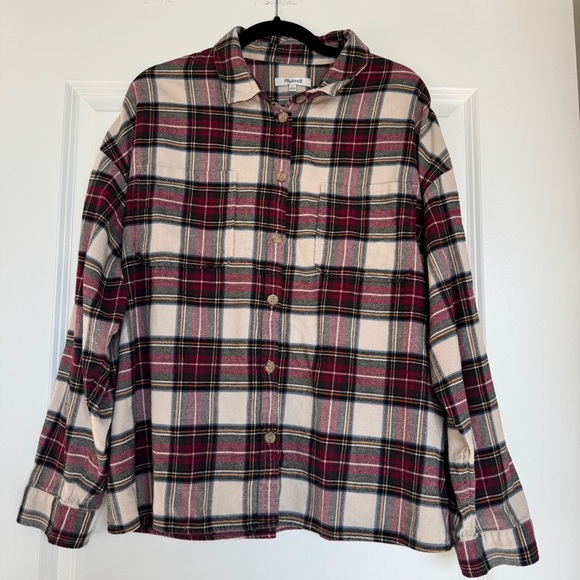 Madewell Tops - MADEWELL Flannel Shirt-Jacket in Tartan Plaid | XL | 100% Cotton - EUC!